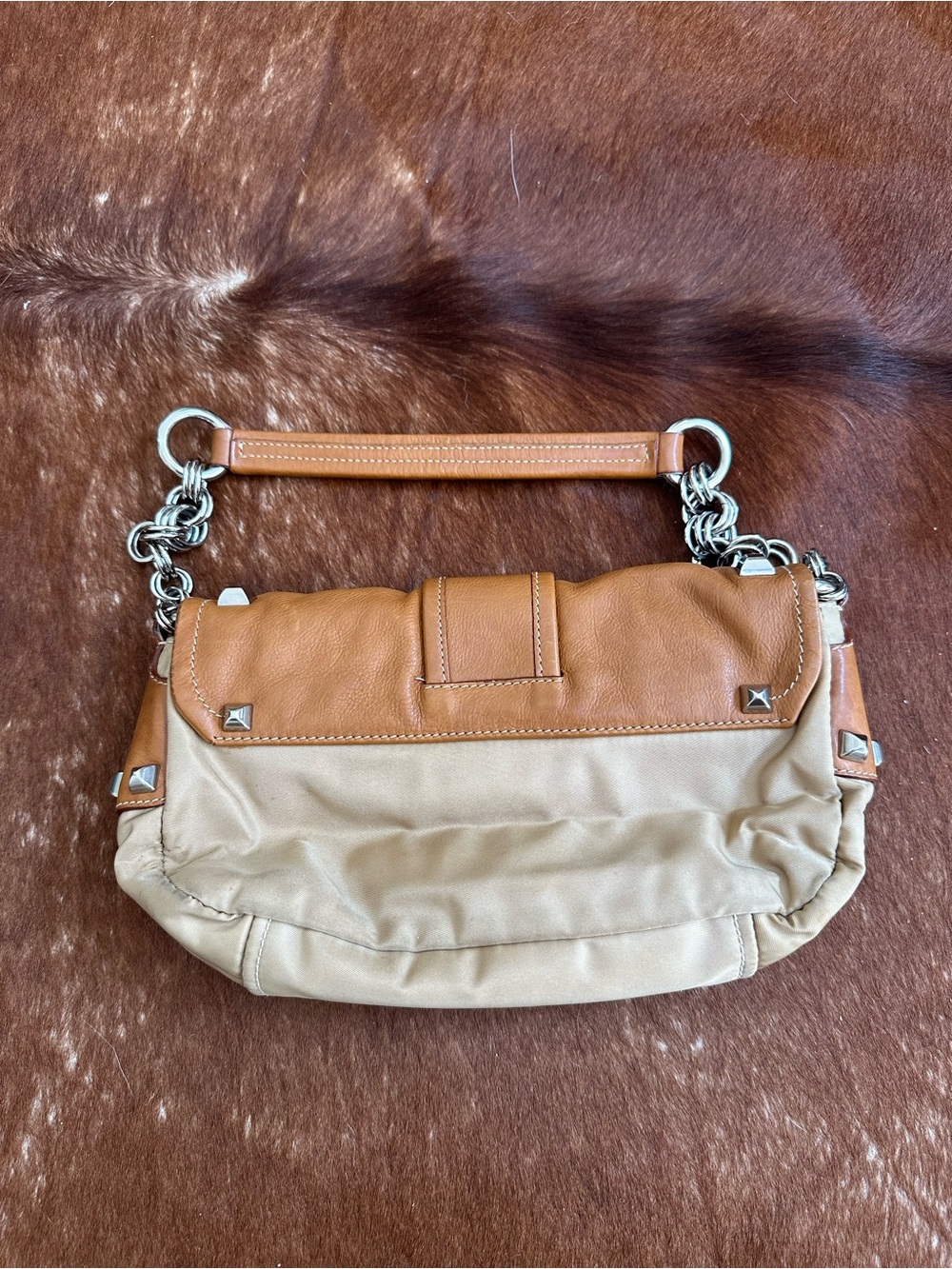 Vintage Mini Prada Tessuto Flap Chain Bag - Picture 3 of 8